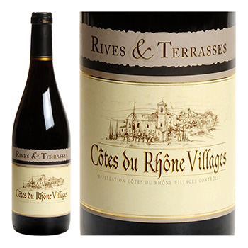 Vin rouge Cotes du Rhone Villages 2012 75cl