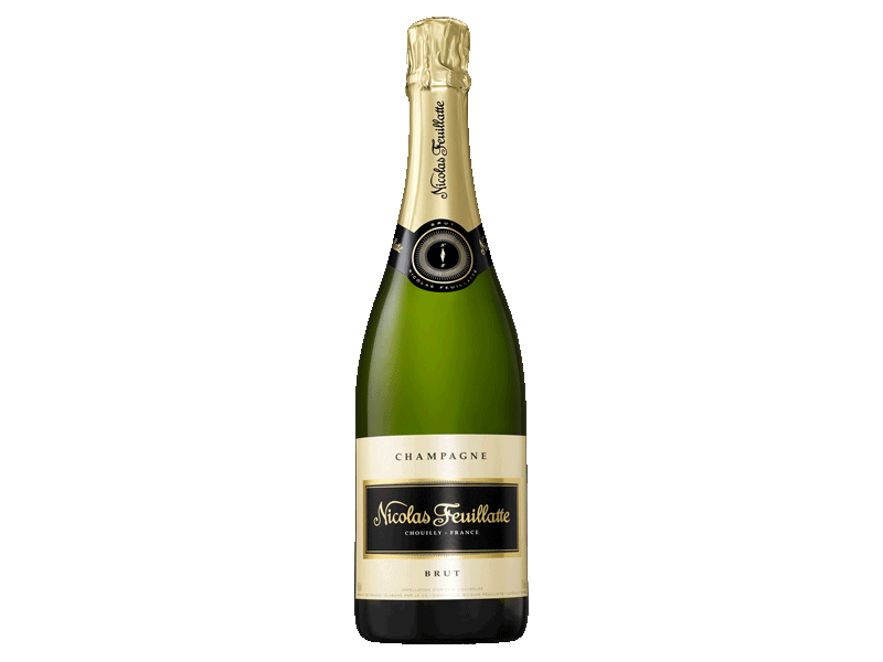 Champagne brut Réserve NICOLAS FEUILLATE, 12°, bouteille de 75cl