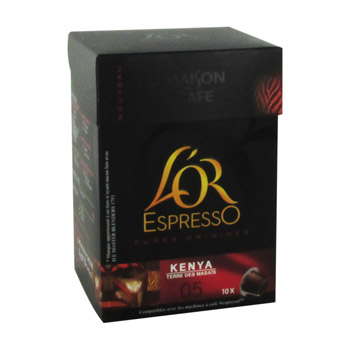 Capsules de café moulu Kenya - L'Or Espresso
