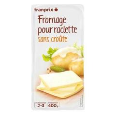 Franprix fromage à raclette sans croûte 400g