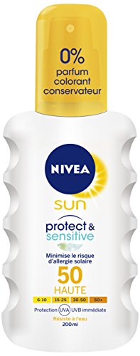 Nivea Sun Spray Protect and Sensitive FPS 50 200 ml