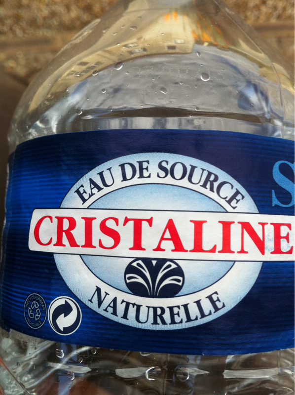 Eau de source Cristaline 1L - 12 bouteilles sur