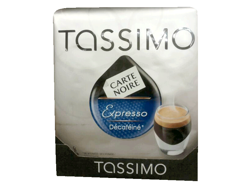Tassimo Carte Noire expresso decafeine disques x16 -118g