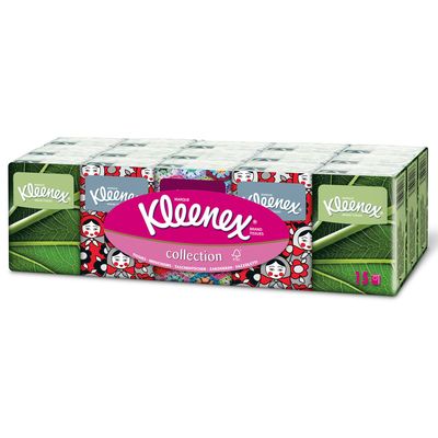 Kleenex, mouchoirs en papier collection, la paquet de 15 etuis - Tous les  produits mouchoirs - Prixing