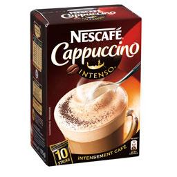 Nescafe preparation instantanee cappuccino intenso x10 -125g
