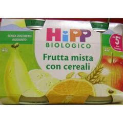 Homogénéisé Bio Frutta Cereali 125 Gr 2 Pezzi