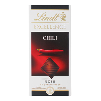 Chocolat noir origine Chili Excellence LINDT, 100g