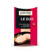 Labeyrie Bloc foie gras de canard du sud ouest duo 75g