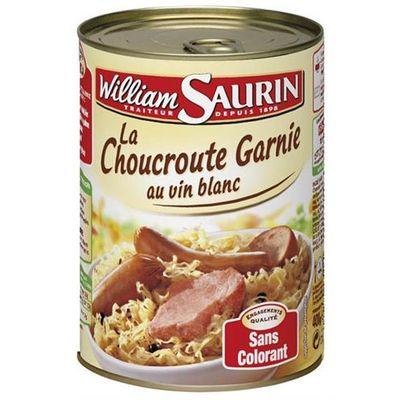Choucroute Famille Gourmande William Saurin 400g