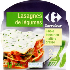 Lasagnes de légumes