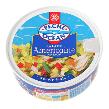Salade americaine Peche Ocean Thon 250g