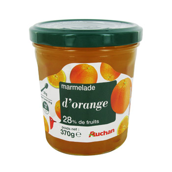 Auchan Marmelade d'oranges 370g