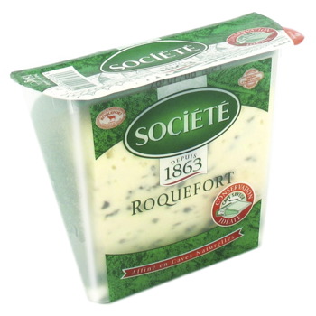 Roquefort AOC au lait cru de brebis SOCIETE, 31%MG, 150g