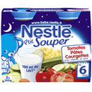 Nestlé p'tit souper tomate courgette pâtes 2x200g dès 6mois