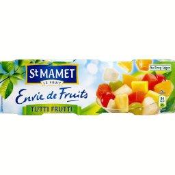 Tutti Frutti, morceaux de fruits au sirop leger