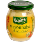 Mayonnaise nature benedicta aux oeufs frais gout fin et delicat 235g