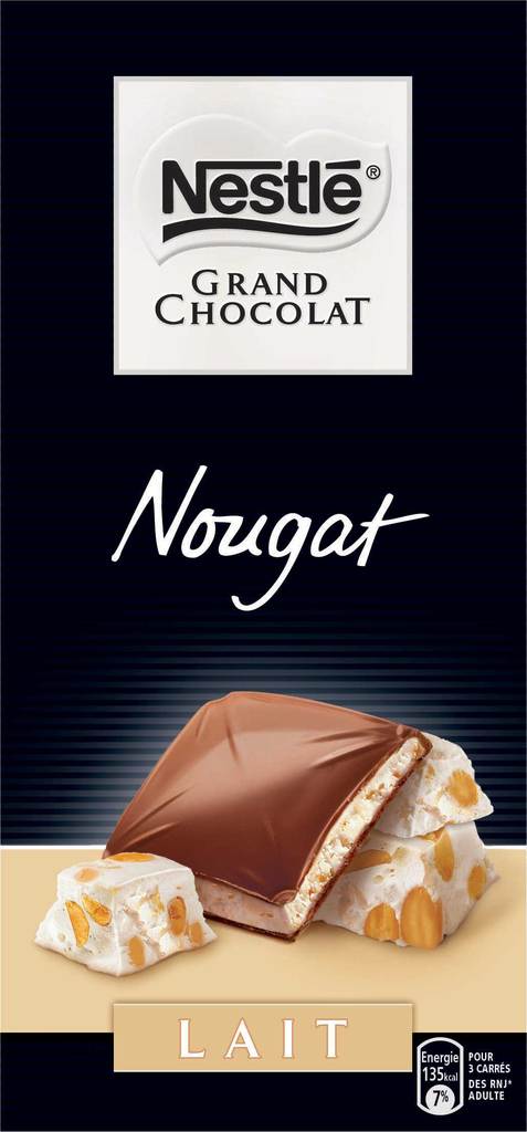 Chocolat Nestle Coeur de nougat 150g