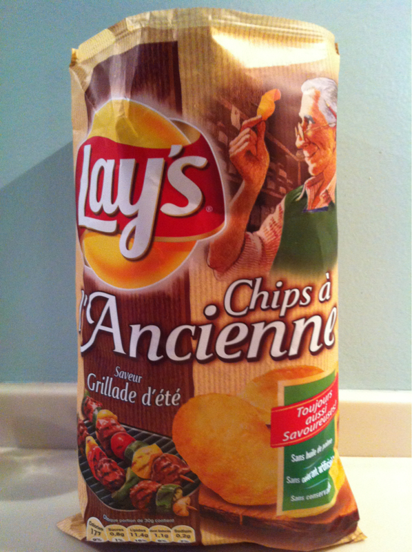 Lay's, Chips a l'ancienne saveur grillade d'ete, le paquet de 120 g