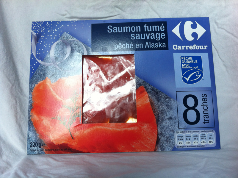 Le Saumon sauvage du Pacifique fumé MSC