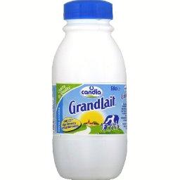Grandlait - Lait demi-ecreme sterilise U.H.T., la bouteille de 50cl