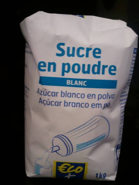 Sucre en poudre blanc - Eco+ - 1 kg