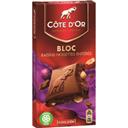 Côte d'Or Chocolat au lait Bloc raisins noisettes entières la tablette de 180 g