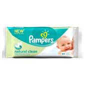 Pampers, Lingettes Natural Clean, le paquet de 64