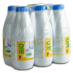 lait bio demi-ecreme auchan 6x1l