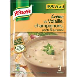 Knorr soupe crème de volaille champignons 75g