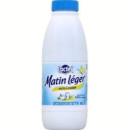 AUCHAN Auchan lait 1/2 écrémé bouteille 6x25cl pas cher 