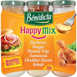 Sauces happy mix x6 BENEDICTA, 515g