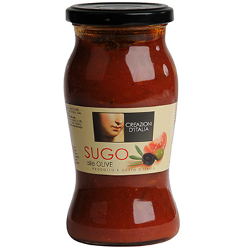 Sauce tomate Creazioni d'Italia Aux olives 350g
