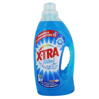 Xtra lessive liquide total 27 lavages 1,890l