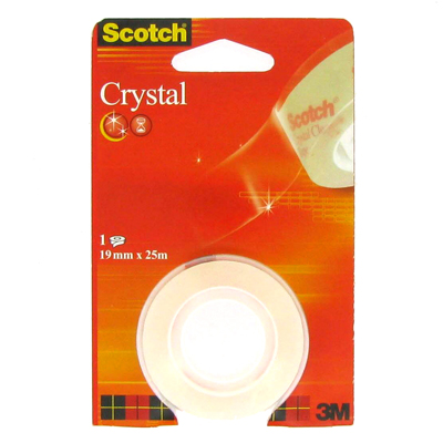 Ruban adhesif transparent Crystal SCOTCH, 25mx19mm