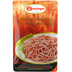 Saucisse de viande Gruninger Emince pour salade 400g