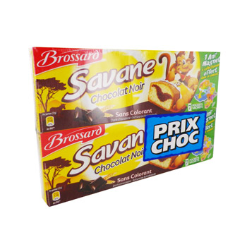 Brossard Gâteaux Chocolat Savane x7 (lot de 2) - DISCOUNT