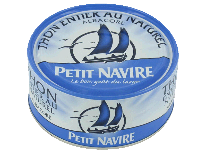 Thon Petit Navire naturel 1/3 185g