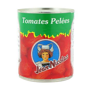 Tomates pelees Jean Nicolas Au jus 476g