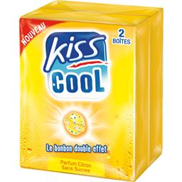 Bonbons parfum citron KISS COOL Bottle, 2 etuis, 34g