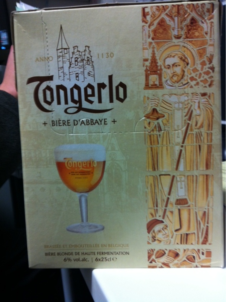 Bière blonde Tongerlo 6% vol. 6x25cl