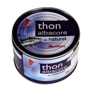 thon au naturel albacore auchan 280g