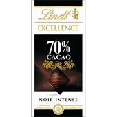 Tablette excellence Lindt Noir 70% cacao 100g