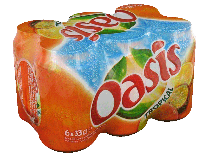 Oasis tropical Canette 6x33cl