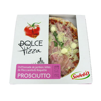 Pizza a l'Italienne Prosciutto SODEBO, 370g