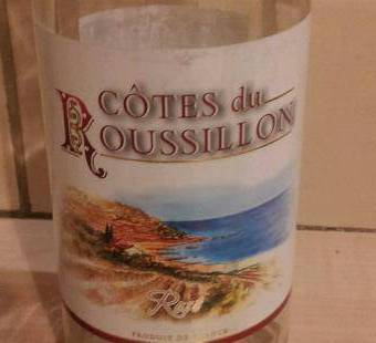 Côtes du Roussillon, vin rosé AOC 75cl