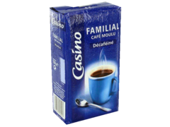 Cafe moulu familial decafeine