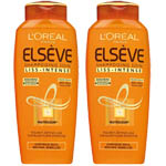 Elseve shampooing liss intense 2x400ml