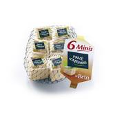 Fromage pasteurise mini pave d'affinois brin 24% x6 150g