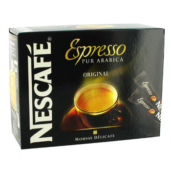 Expresso - Cafe soluble en sticks - 25 sticks 100% arabica. Ideal pour emmener au bureau, partout ailleurs !