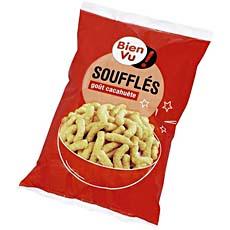 Souffles gout cacahuete BIEN VU, 100g